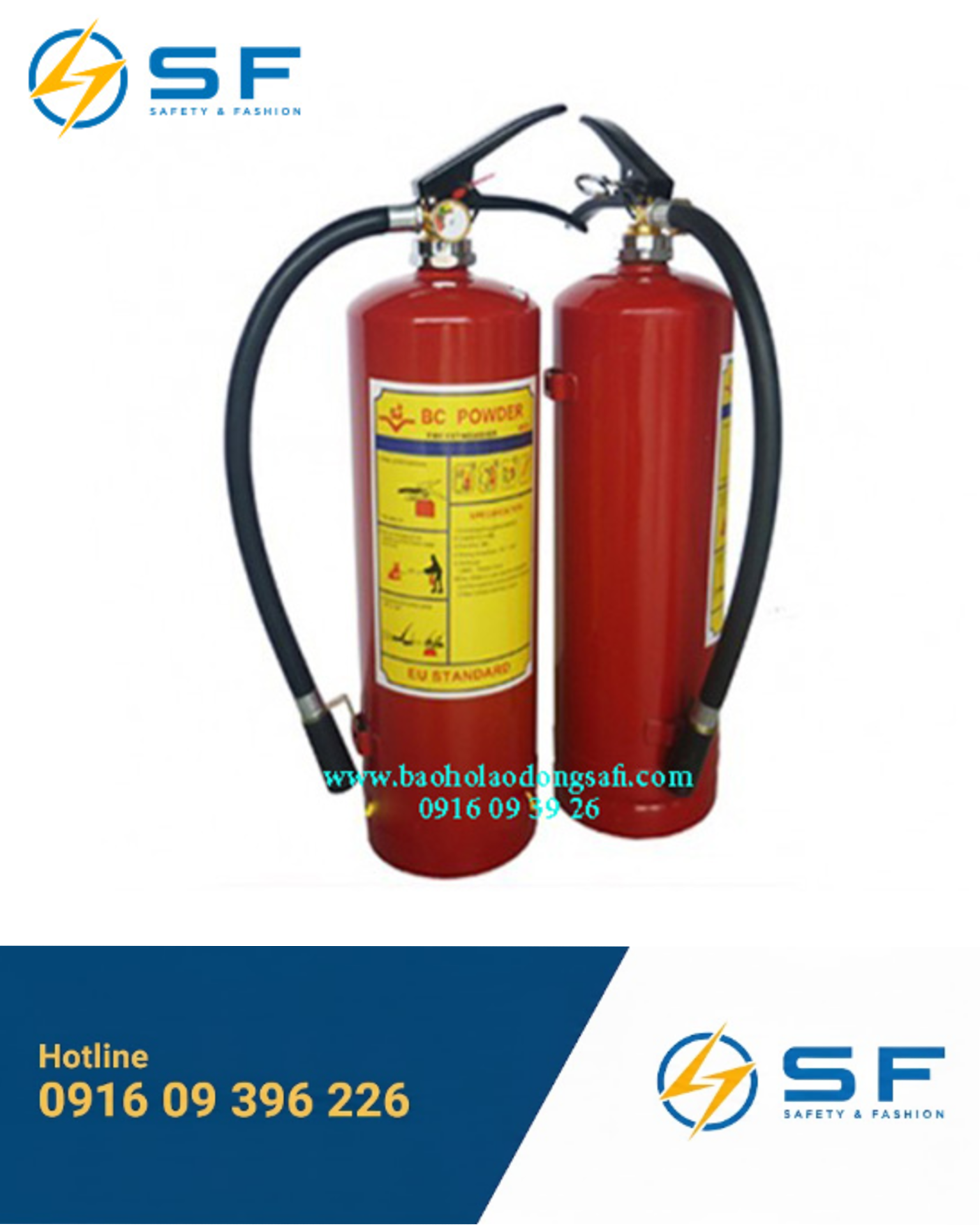 Bình cứu hỏa bột BC 4kg, 8kg (MFZ4, MFZ8)